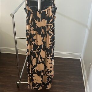 a new day Black and Tan Floral Dress